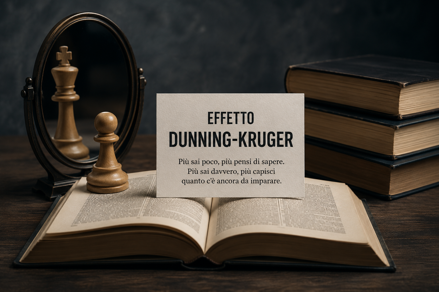 L'effetto Dunning-Kruger: perché chi sa meno spesso si sente più esperto