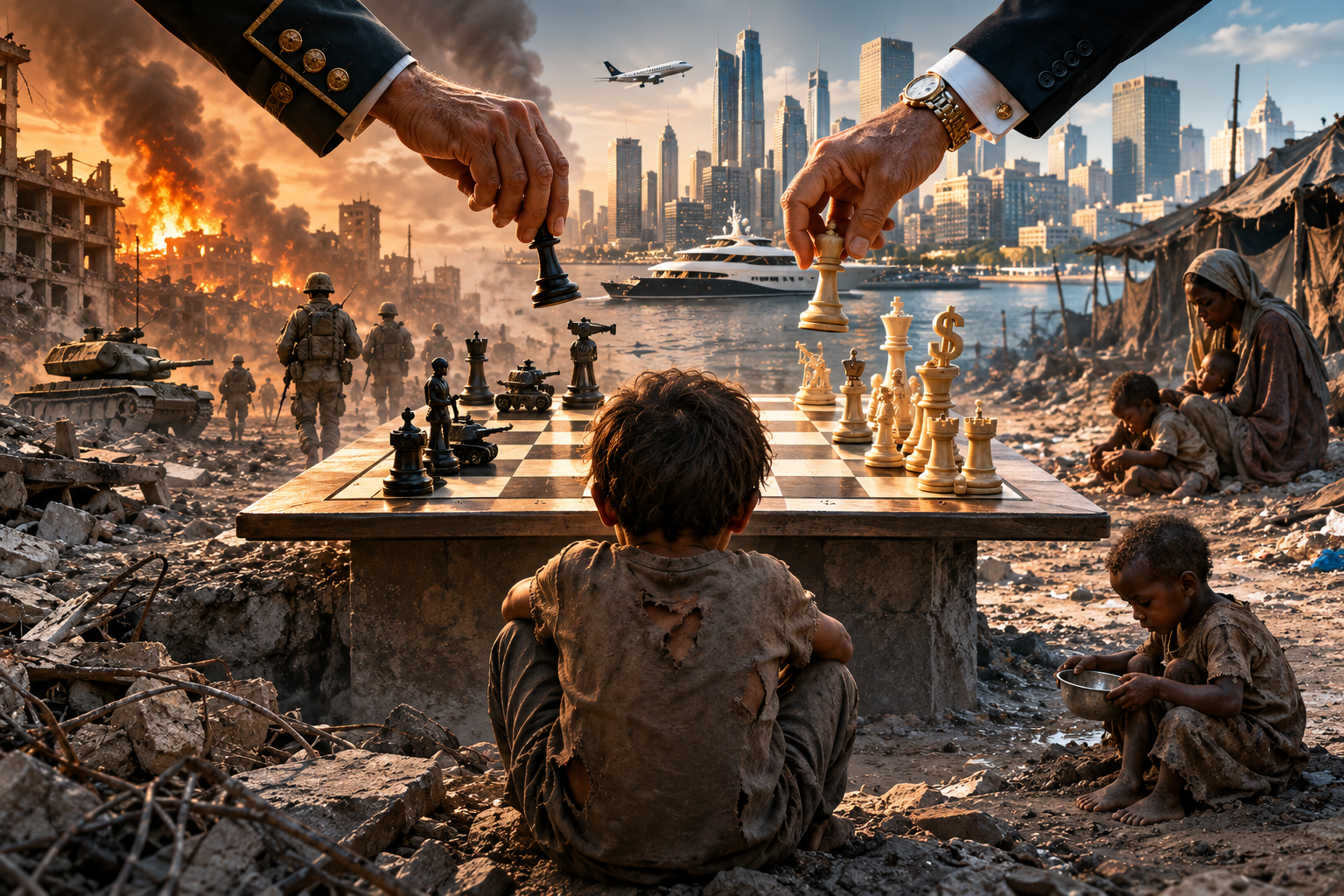 Guerre, fame e ingiustizie: tutto in funzione di cosa?