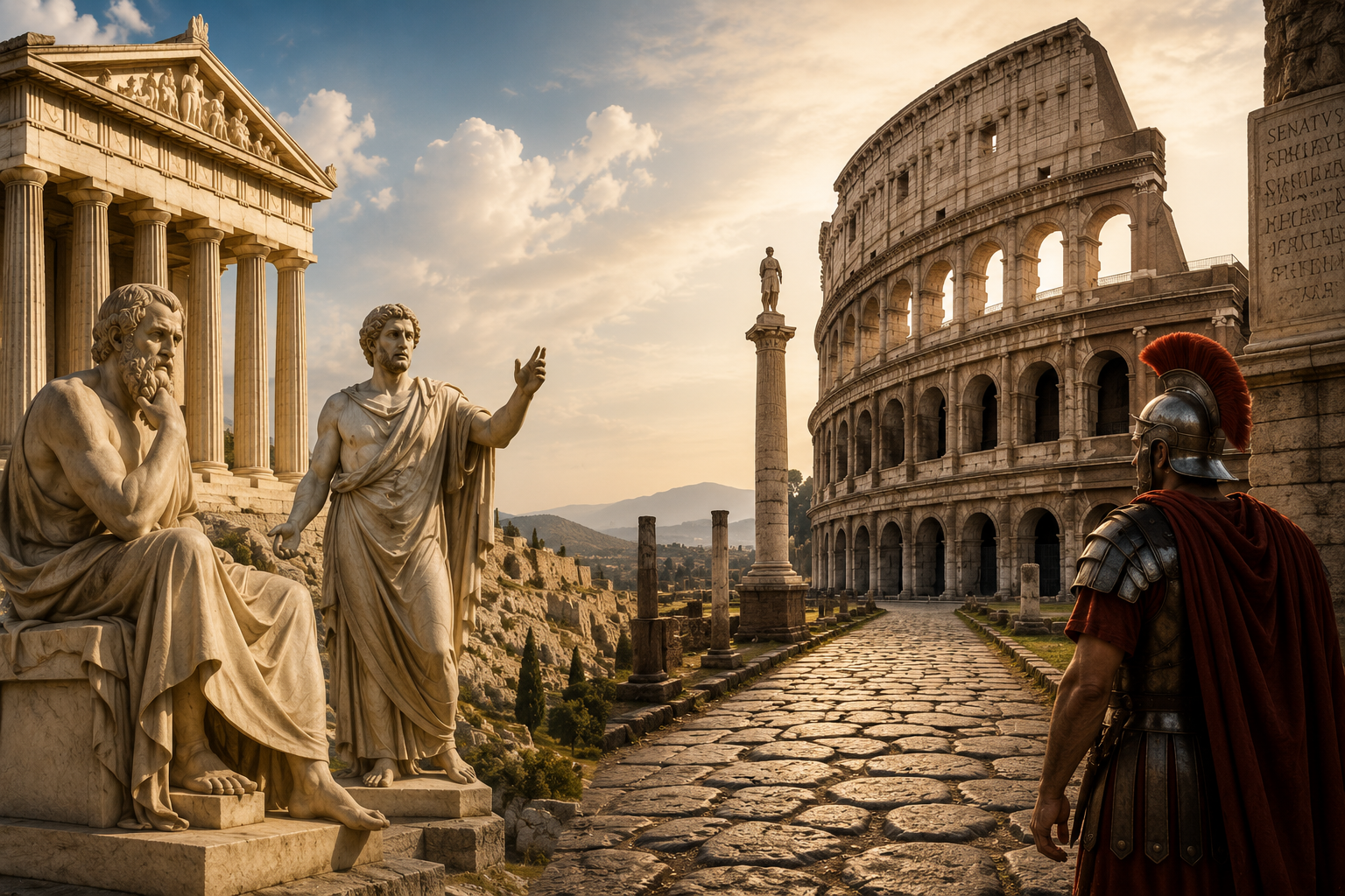 Meglio i Greci o i Romani?