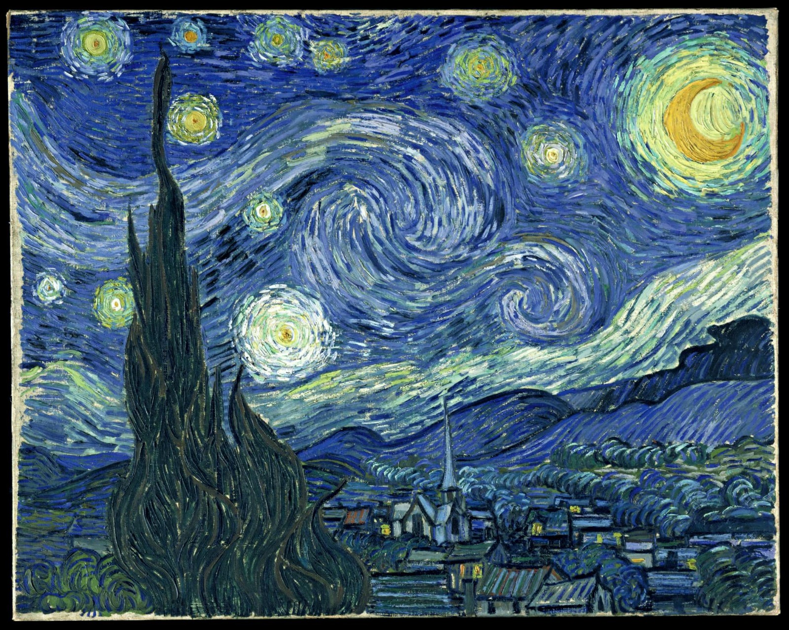 La notte stellata di Van Gogh