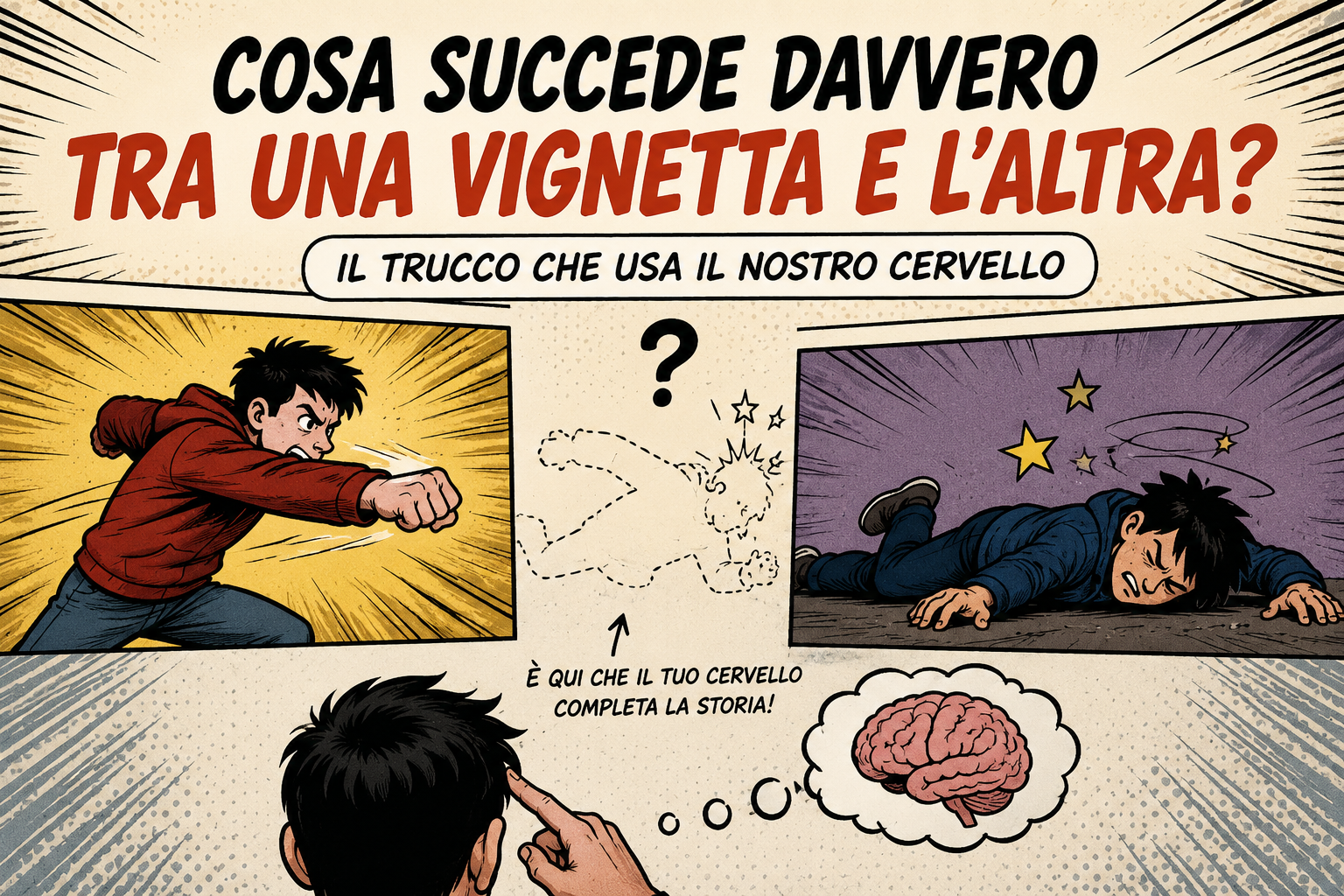 Cosa succede davvero tra una vignetta e l’altra? Il trucco che usa il nostro